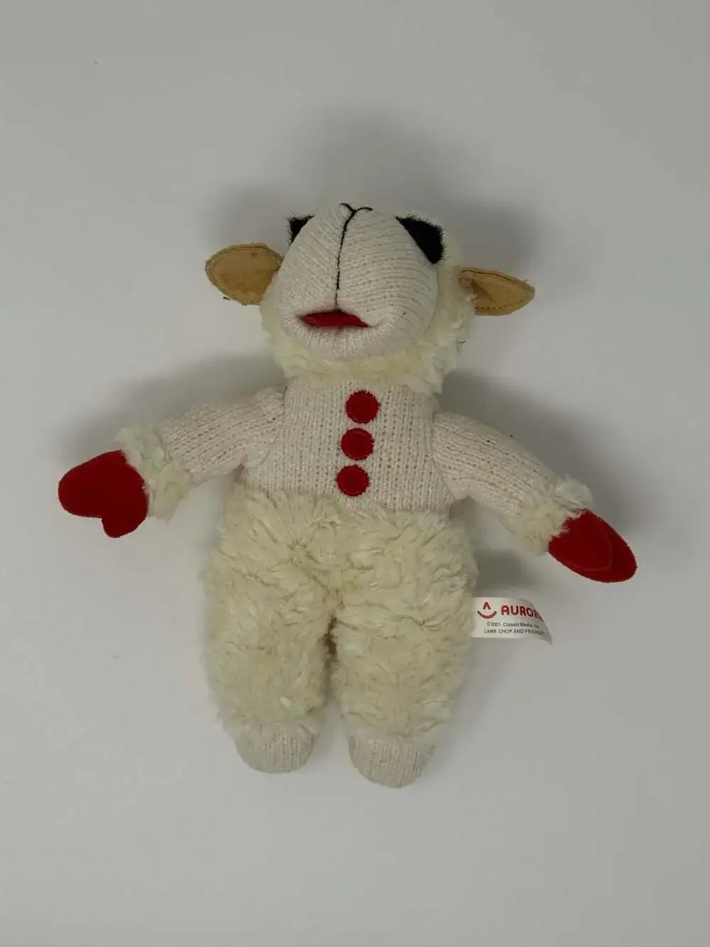 Aurora Lamb Chop and Friends Plush 2001 Classic Media Stuffed Animal y2k